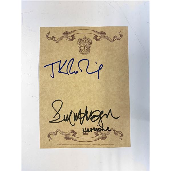 Autograph Signed Harry Potter Prints