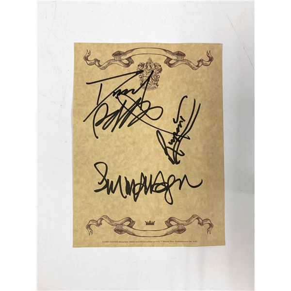 Autograph Signed Harry Potter Prints