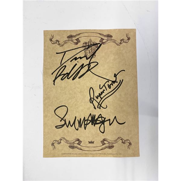 Autograph Signed Harry Potter Prints