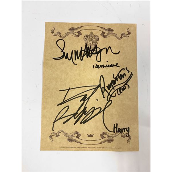 Autograph Signed Harry Potter Prints