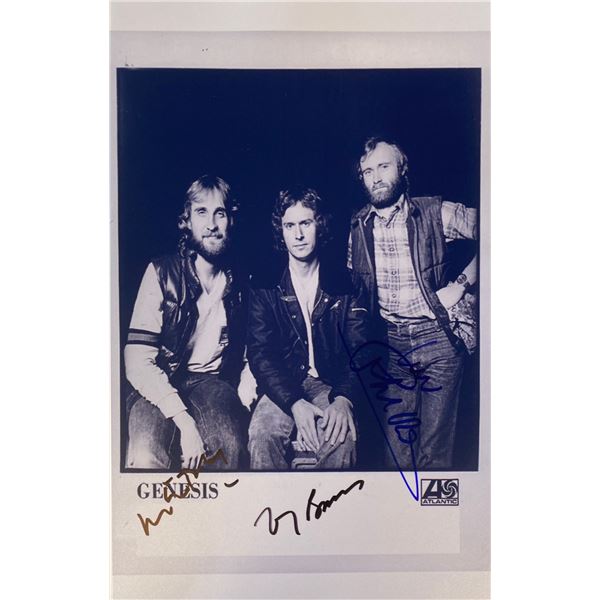 Autograph Signed Genesis Photo