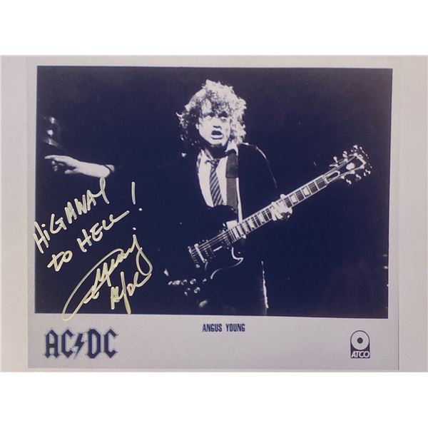 Autograph Signed ACDC Photo