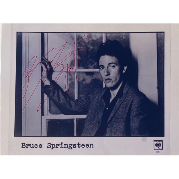 Autograph Signed Bruce Springsteen Photo