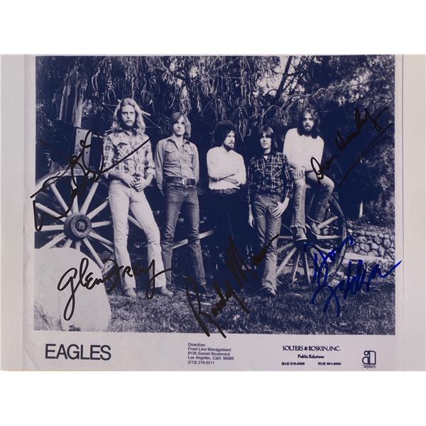 Autograph Signed Eagles Photo