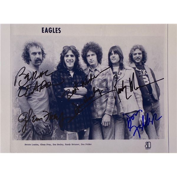 Autograph Signed Eagles Photo