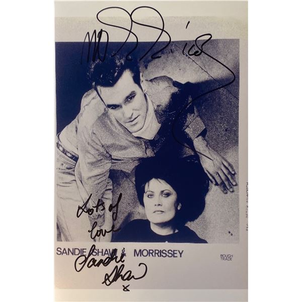Autograph Signed Morrissey Photo