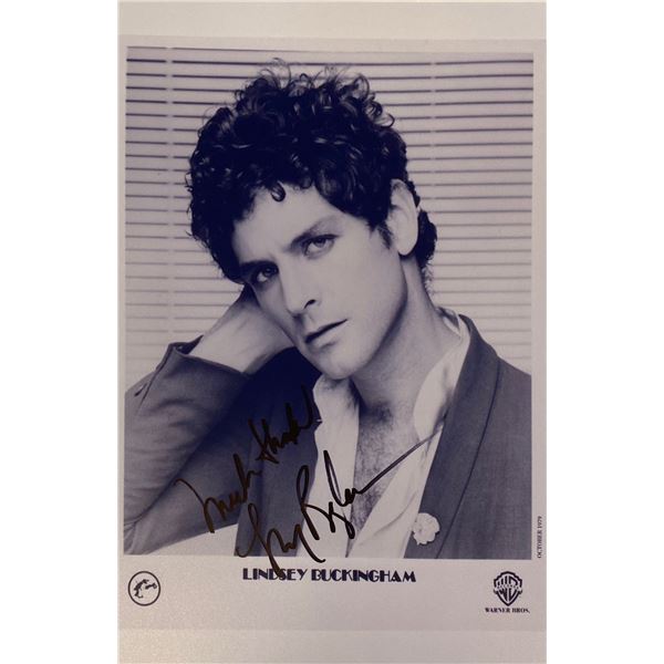 Autograph Signed Lindsey Buckingham Photo