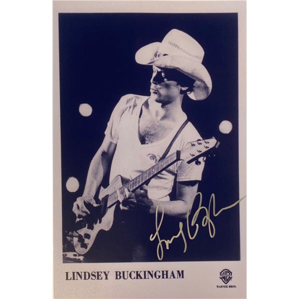 Autograph Signed Lindsey Buckingham Photo