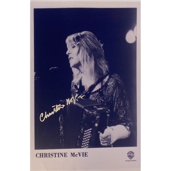 Autograph Signed Christine McVie Photo
