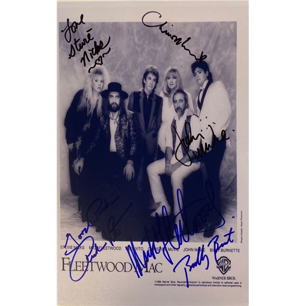 Autograph Signed Fleetwood Mac Photo