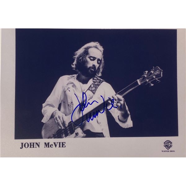 Autograph Signed John McVie Photo