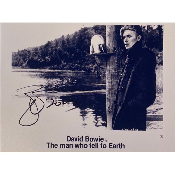 Autograph Signed David Bowie Photo