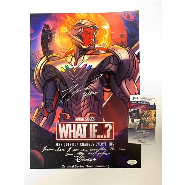 Signed Red Skull Photo JSA