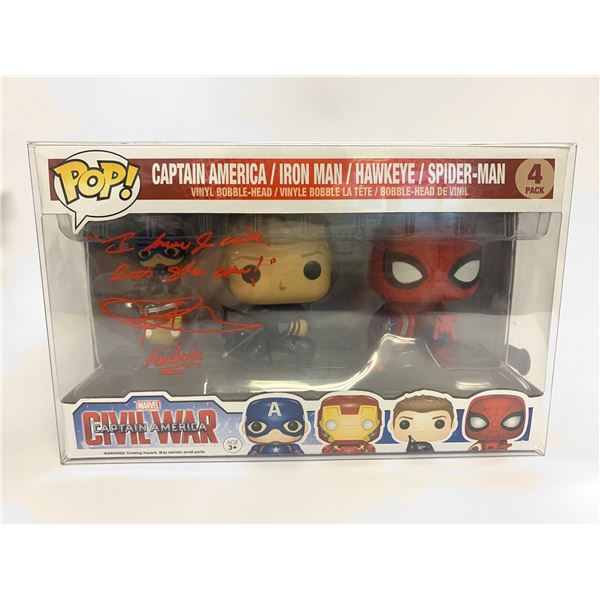 Signed Avengers Funko Beckett
