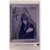 Image 1 : Autograph Signed Alice Cooper Photo