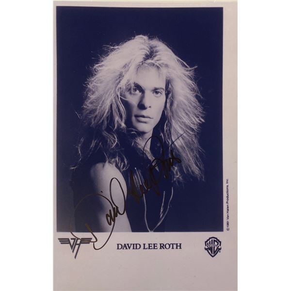 Autograph Signed Van Halen Photo