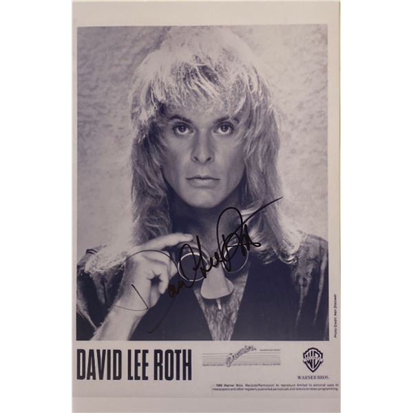 Autograph Signed Van Halen Photo