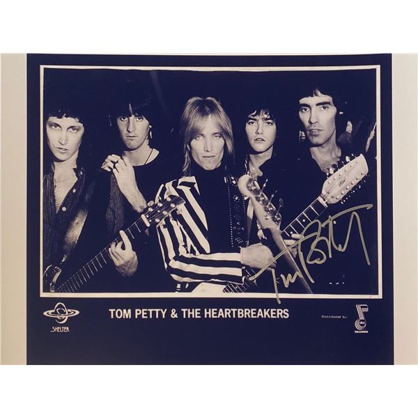 Autograph Signed Tom Petty Photo