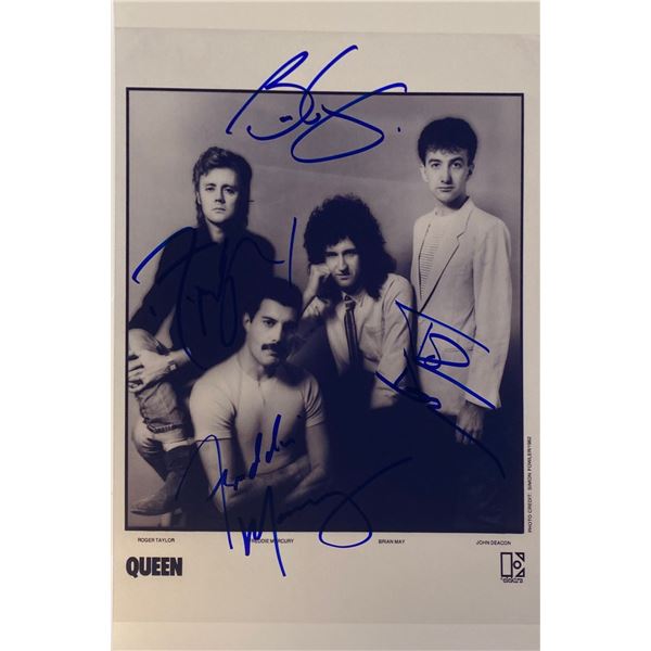Autograph Signed Queen Photo