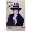 Image 1 : Autograph Signed Elton John Photo
