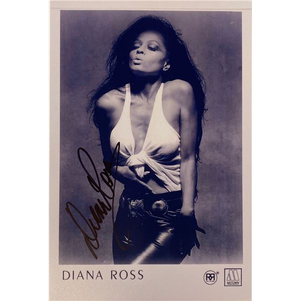 Autograph Signed Diana Ross Photo