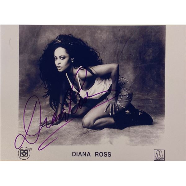 Autograph Signed Diana Ross Photo