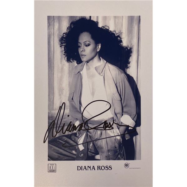 Autograph Signed Diana Ross Photo