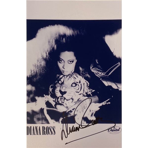 Autograph Signed Diana Ross Photo
