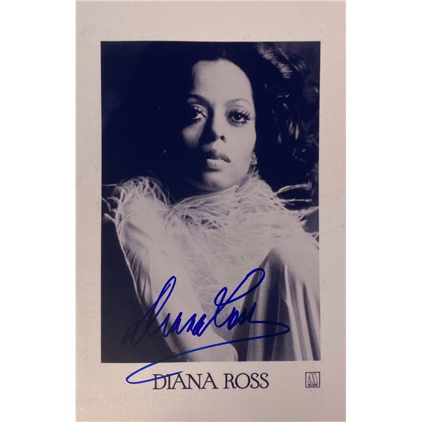 Autograph Signed Diana Ross Photo