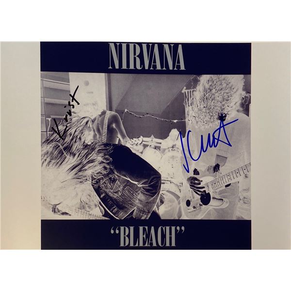 Autograph Signed Nirvana Photo