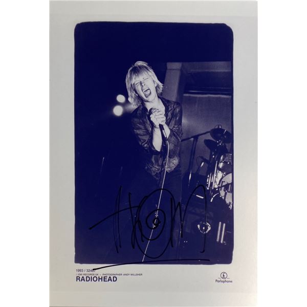 Autograph Signed Radiohead Photo