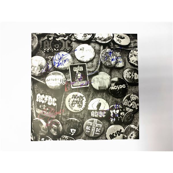 Signed ACDC Vinyl Sleeves