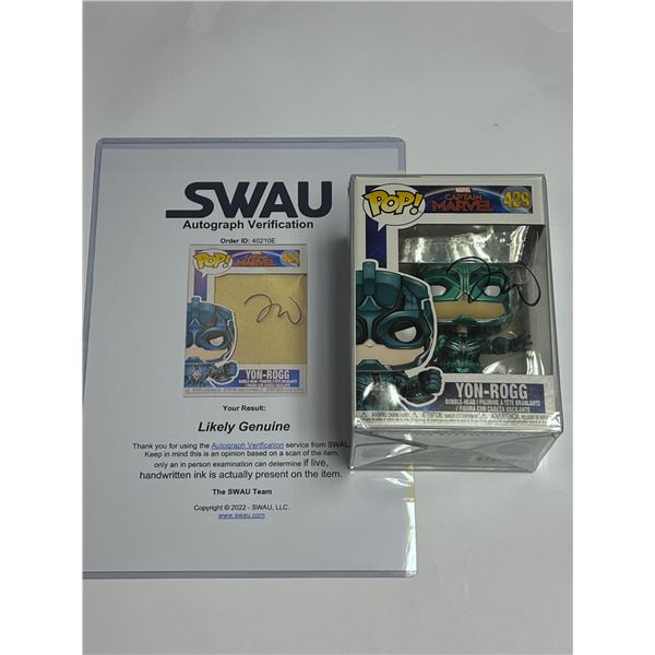 Signed Cap Marvel Funko SWAU