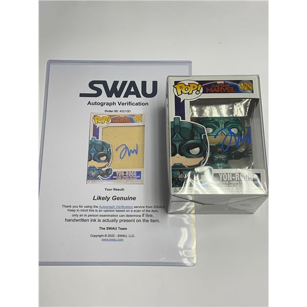 Signed Cap Marvel Funko SWAU