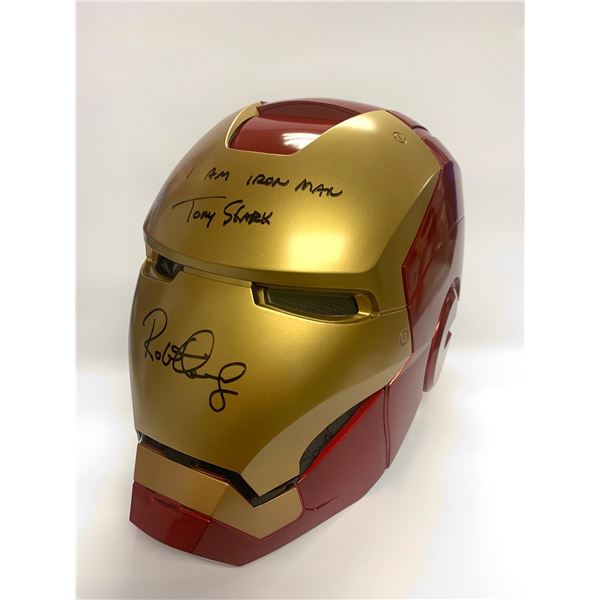 Signed Iron Man Mask Beckett