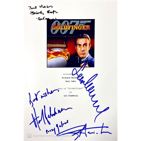 Autograph Signed Script Cover James Bond GoldFinger