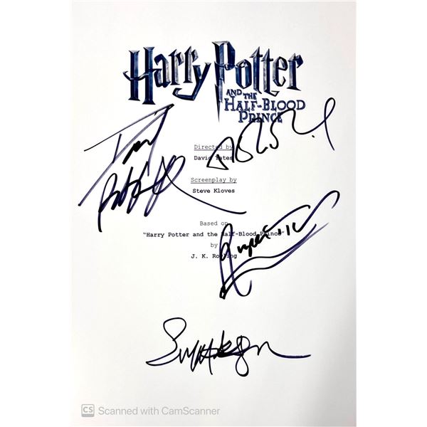 Autograph Signed Script Cover Harry Potter and the Half Blood Prince