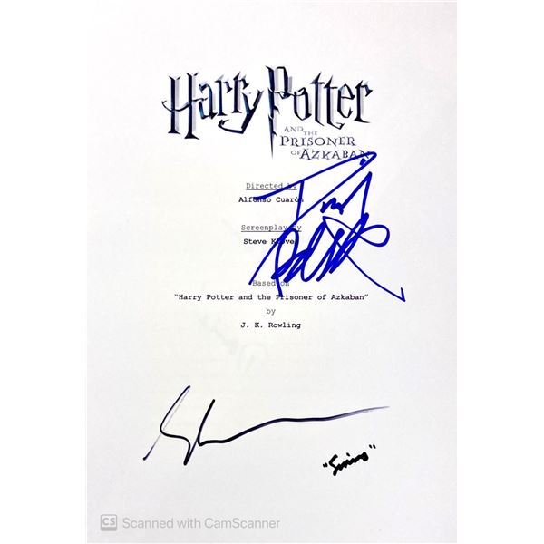 Autograph Signed Script Cover Harry Potter and the Prisoner of Azakaban