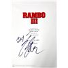 Image 1 : Autograph Signed Script Cover Rambo III