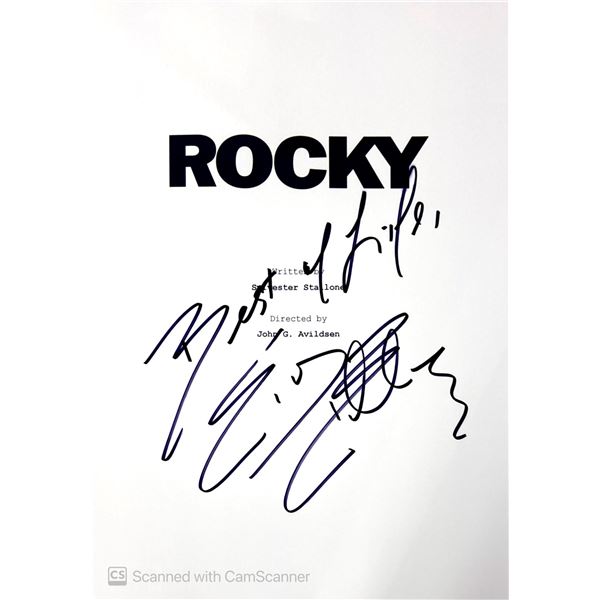 Autograph Signed Script Cover Rocky