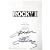 Image 1 : Autograph Signed Script Cover Rocky II
