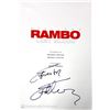 Image 1 : Autograph Signed Script Cover Rambo last Blood