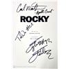 Image 1 : Autograph Signed Script Cover Rocky
