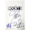 Image 1 : Autograph Signed Script Cover Rocky II