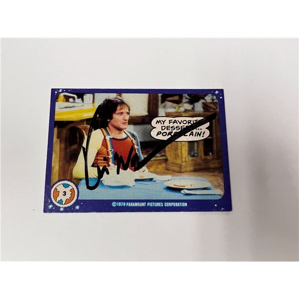 Autograph Robin Williams Vintage Card