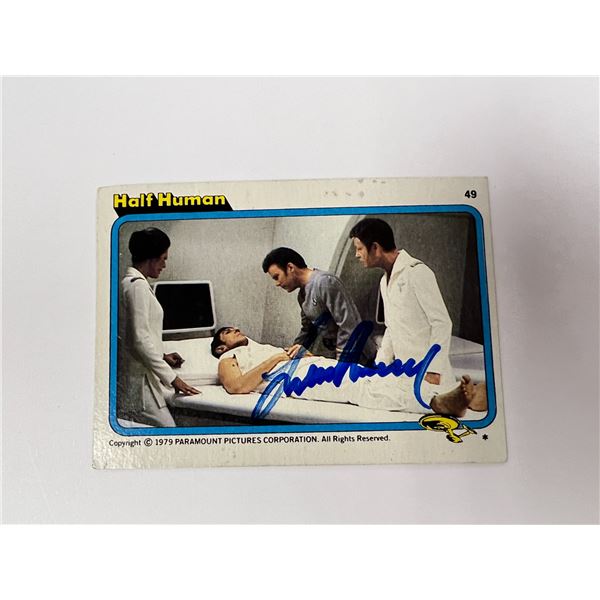 Autograph Signed Leonard Nimoy Vintage Card