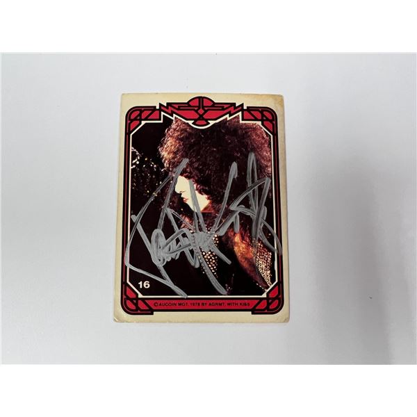 Autograph Signed Kiss Paul Stanley Vintage Card