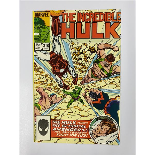 Vintage Incredible Hulk Comic #316