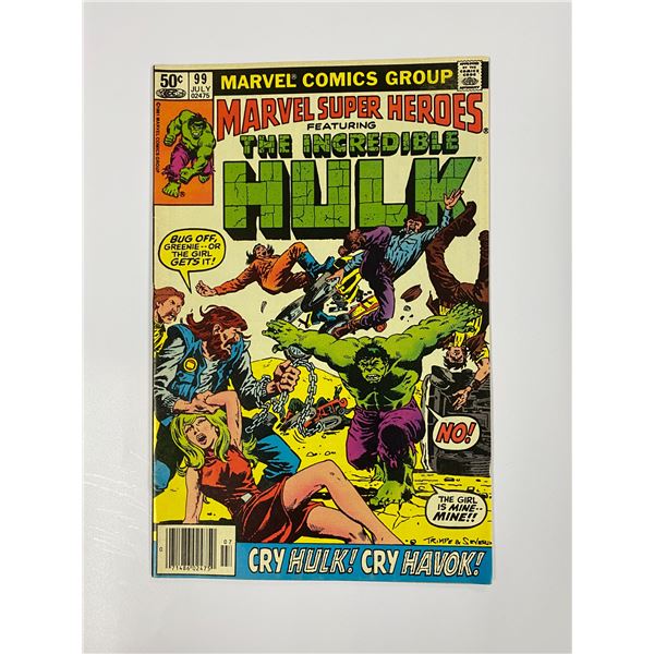 Vintage Incredible Hulk Comic #99
