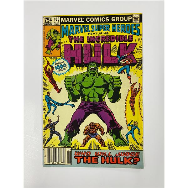 Vintage Incredible Hulk Comic #100